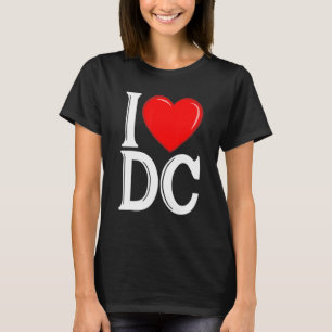 Camiseta I Heart Love Washington Wa Dc Men Women Washington