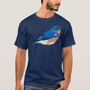 Camiseta I Heart my Eastern Bluebird