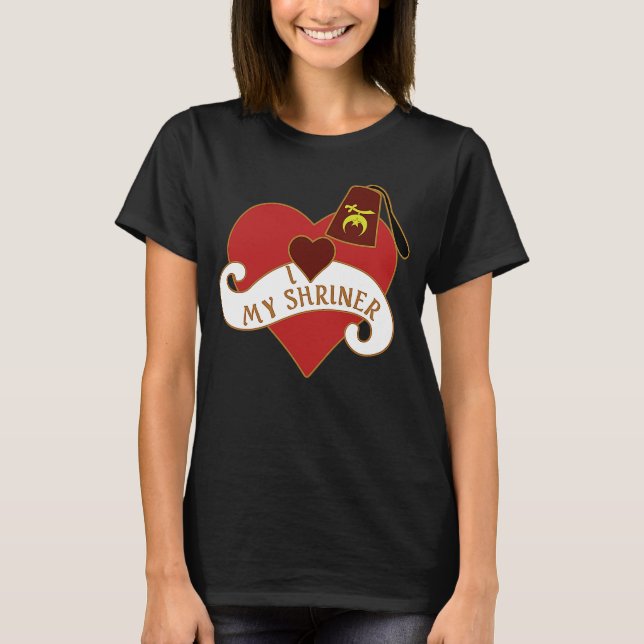 Camiseta I Heart My Shriner Noble the Mystic Shrine Thanksg (Frente)