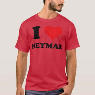 Camiseta I Heart Neymar First Name I Love Personalised Stuf
