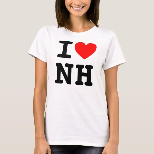 Camiseta I Heart NH Shirt (Frente)