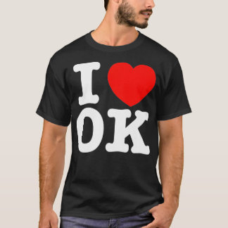 Camiseta I Heart Oklahoma (OK) Love Premium