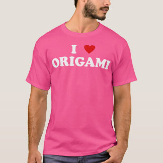 Camiseta I Heart Origami Artist Paper Folding - I Love Orig