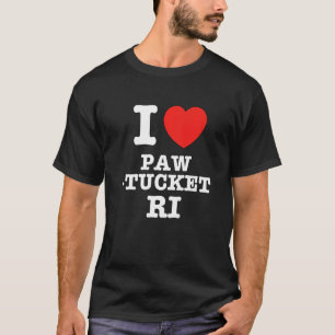 Camiseta I Heart Pawtucket Rhode Island RI Love