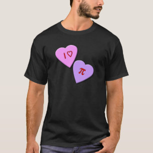 Camiseta I Heart Pi Candy Heart