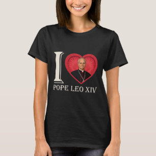 Camiseta I Heart Pope Robert Francis Prevost Leo Xiv 267th