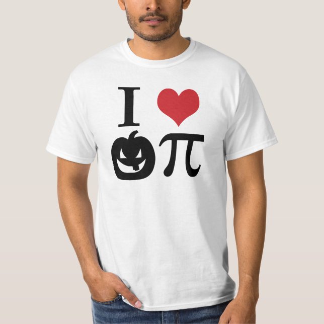 Camiseta I Heart Pumpkin Pi (Frente)