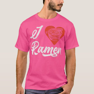 Camiseta I Heart Ramen Japonês Noodles Soup 213