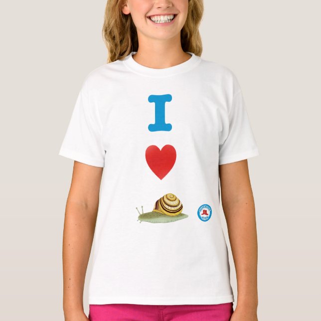 Camiseta I Heart Snails Girls (Frente)
