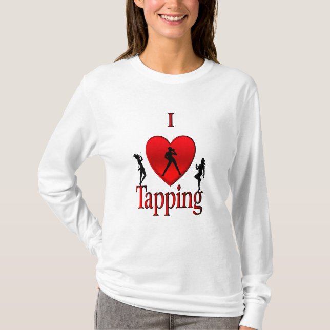 Camiseta I Heart Tap Dance (Frente)
