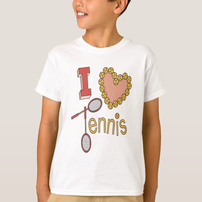 Camiseta I Heart Tênis (Frente)