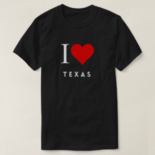 Camiseta I Heart Texas blk Mens
