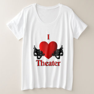 Camiseta I Heart Theater