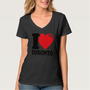 Camiseta I Heart Toronto Linda Cidade Canadense I Love Tor