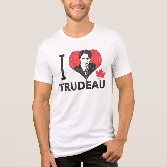 Camiseta I Heart Trudeau (Frente)