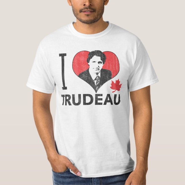 Camiseta I Heart Trudeau (Frente)