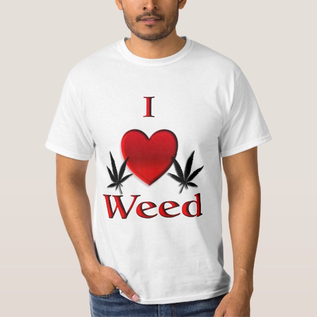 Camiseta I Heart Weed (Frente)