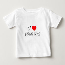 Camiseta I heart Your Text