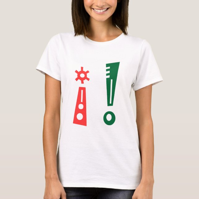 Camiseta I! I ponte de exclamação (Frente)