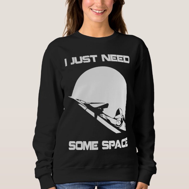 Camiseta I Just Need Some Space For Astronauts Moon (Frente)