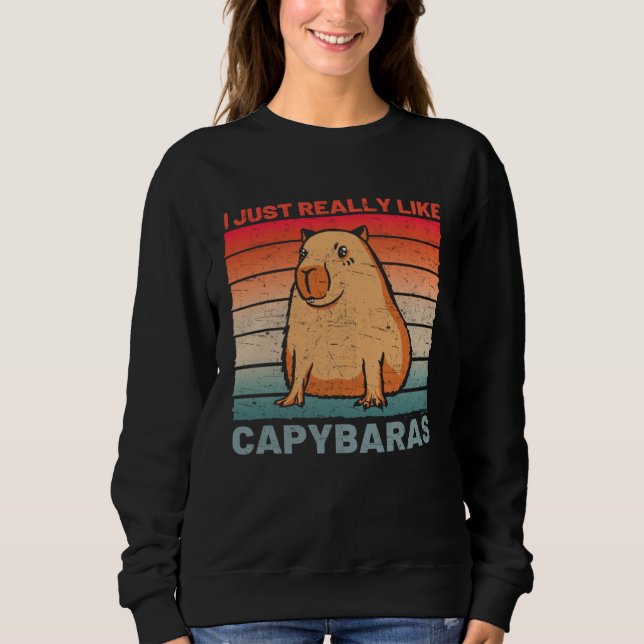 Camiseta I Just Really Like Capybaras  Capybara (Frente)