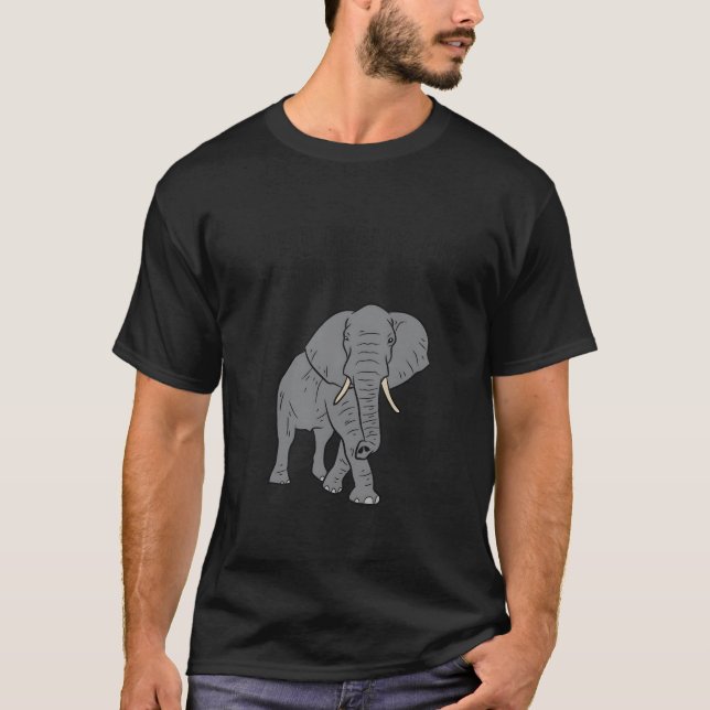 Camiseta I Just Really Like Elephants Ok Love Elephants (Frente)