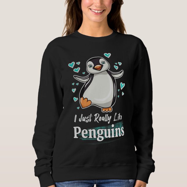 Camiseta I Just Really Like Penguins (Frente)