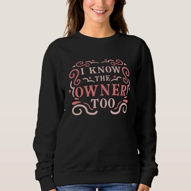 Camiseta I Know The Owner Too Bar Drinking Bartender (Frente)