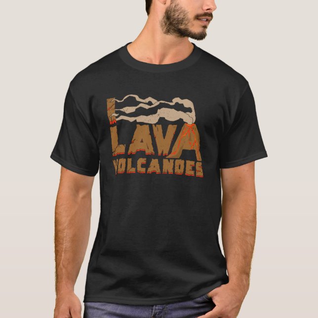 Camiseta I Lava Vulcanóes Vulcanologia Dom Vulcanólogo (Frente)