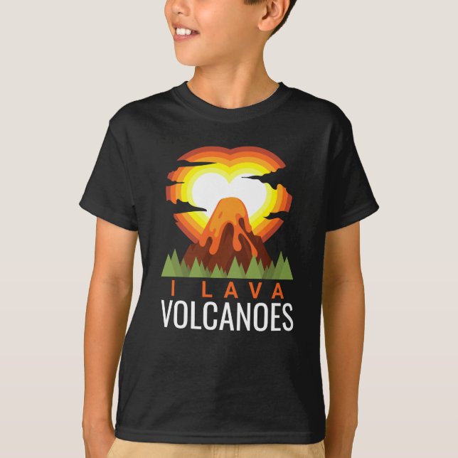 Camiseta I Lava Vulcões Geólogo do Vulcão (Frente)