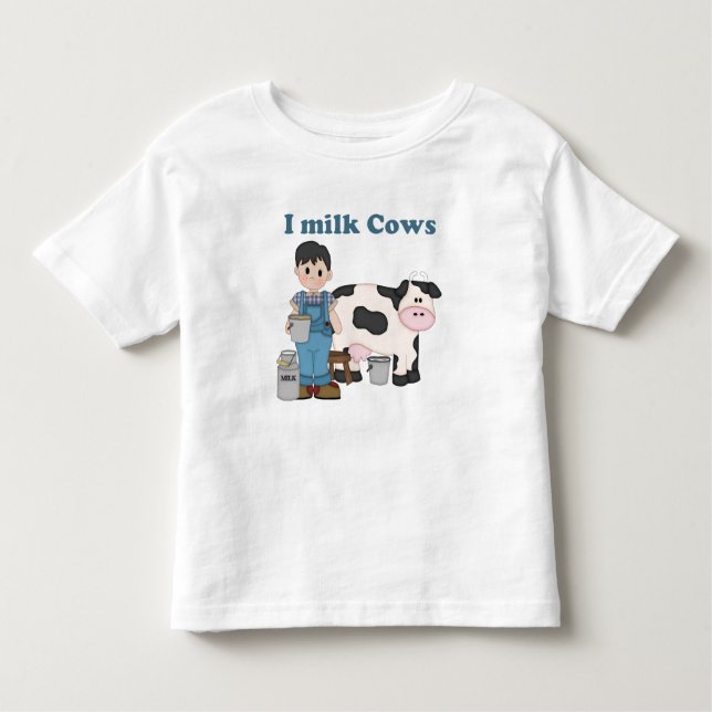 Camiseta I Leite Vacas (Frente)
