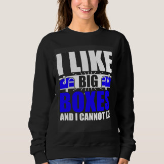 Camiseta I Like Big Boxes Postal Mailman Worker Postmen