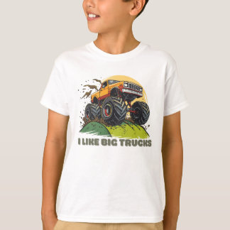 Camiseta I LIKE BIG TRUCKS Off-Road Monster Truck