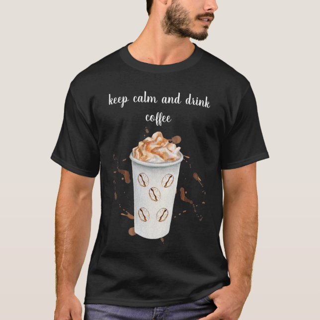 Camiseta I like my cream and sugar in my coffee (Frente)