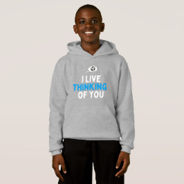 Camiseta I Live thinking of you football