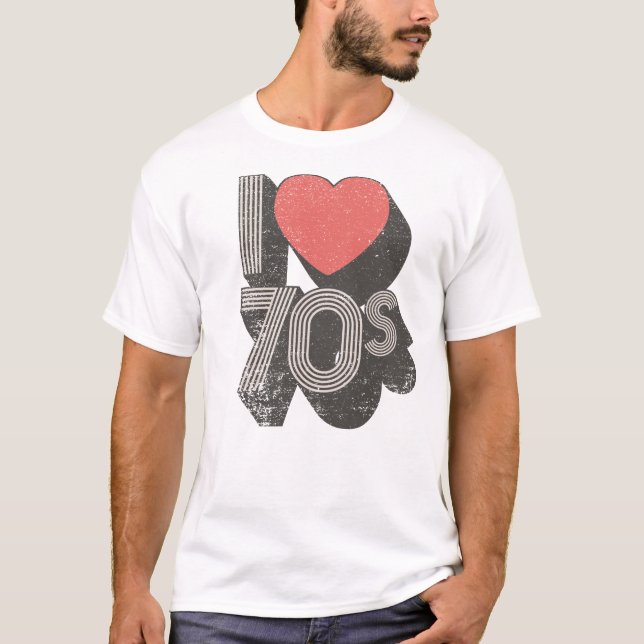 Camiseta I Love 70s (Frente)