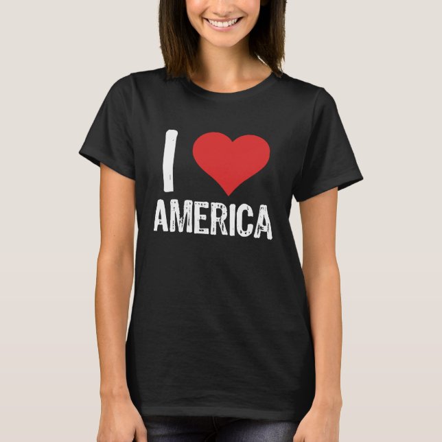 Camiseta I Love America (Frente)