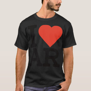 Camiseta I Love Arkansas TShirt 3