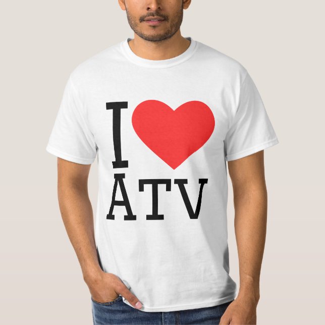 Camiseta I love atv (Frente)