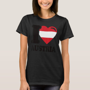 Camiseta I Love Austria Homeland Austrian Flag 5