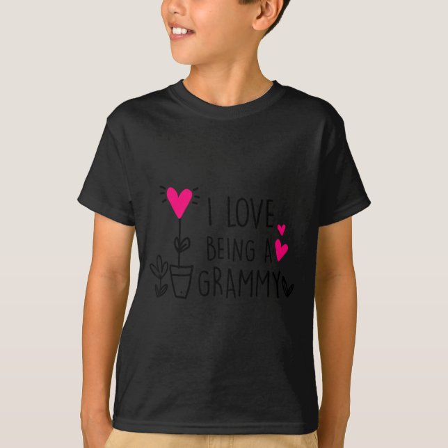 Camiseta I Love Being A Grammy Insrational Grandma Mothers  (Frente)