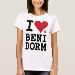 CAMISETA I LOVE BENIDORM