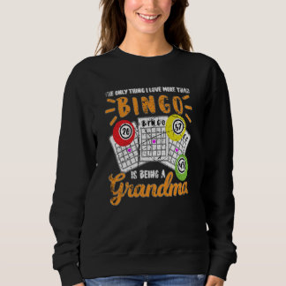 Camiseta I Love Bingo Game Grandma Grandmother
