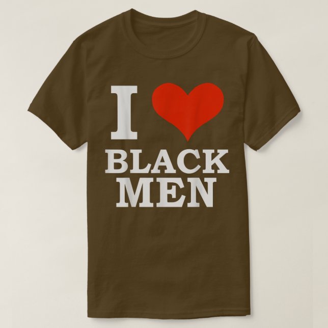 Camiseta I Love Black Men Black is Beautiful Black Pride Me (Frente do Design)