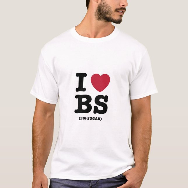Camiseta I Love BS (Açúcar Grande) (Frente)