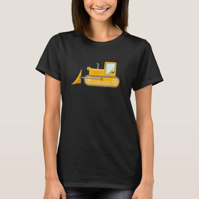 Camiseta I Love bulldozer Truck For Men Boys Kids (Frente)
