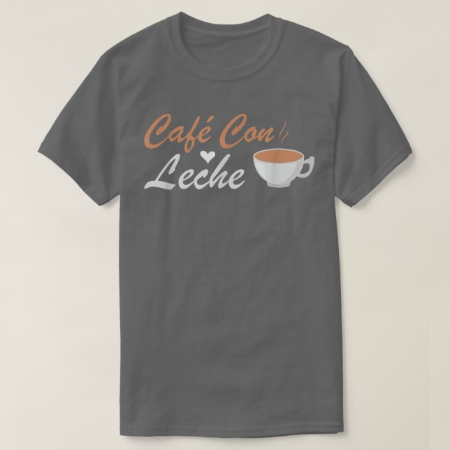 Camiseta I Love Cafe Con Leche  (Frente do Design)