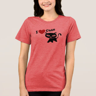 Camiseta I Love Cat