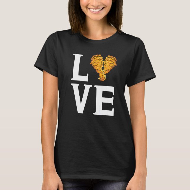Camiseta I Love Chicken Wings  Wings (Frente)
