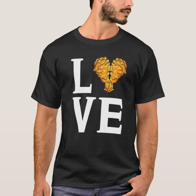 Camiseta I Love Chicken Wings  Wings (Frente)